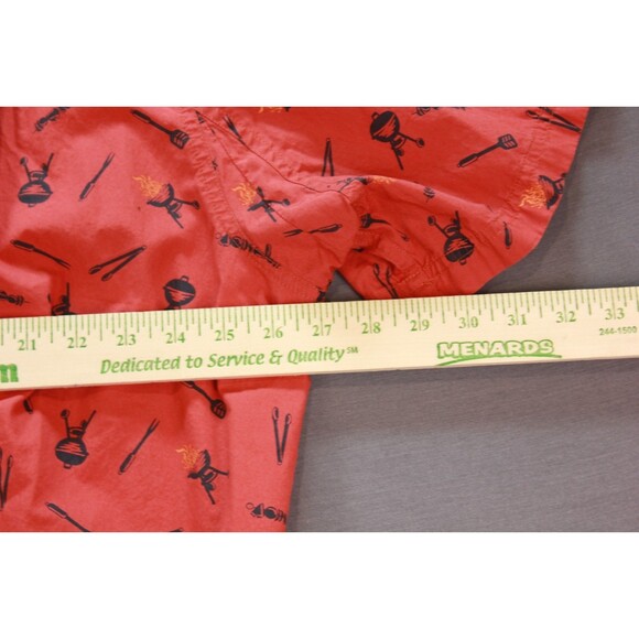 Duluth Trading Co Untucked Grill BBQ Barbecue Shirt Men's Relaxed Fit 2XL Tall - Picture 6 of 13